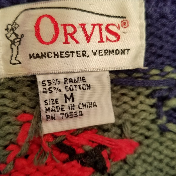 SOLD Vintage Orvis Women's Cardigan Sweater - Picture 8 of 8